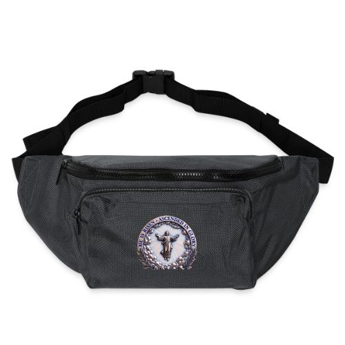 He Is Risen Ascended In Glory T Shirt, Gift - Large Crossbody Hip Bag 
