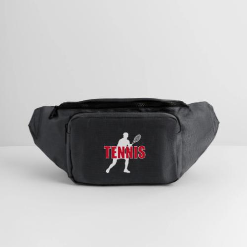 Red Court Tennis - Large Crossbody Hip Bag 