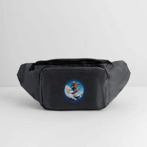 Snowboarding Vibes - Large Crossbody Hip Bag 