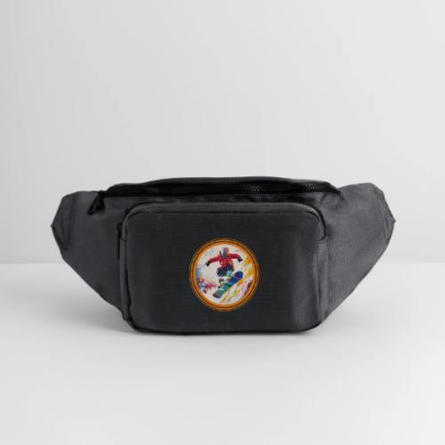 Snowboarding Horizon - Large Crossbody Hip Bag 