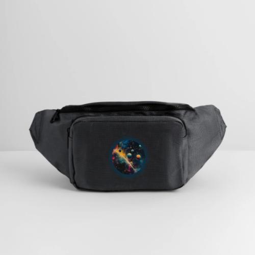 Painted Planetscape - Large Crossbody Hip Bag 
