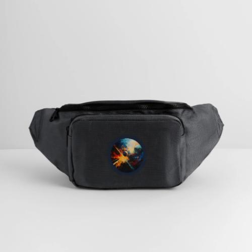 Planets in Turmoil - Large Crossbody Hip Bag 