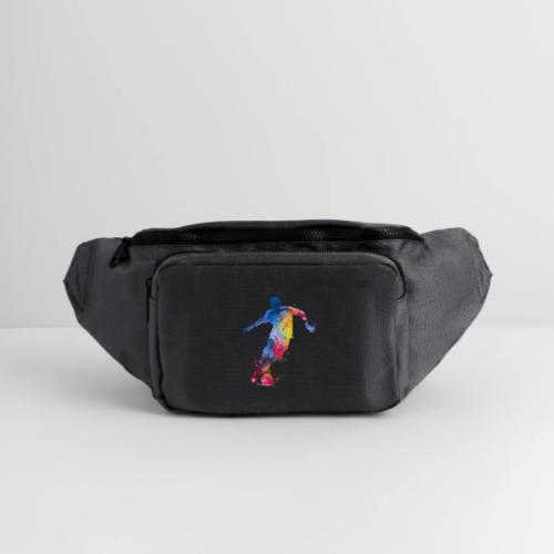 Soccer: Splash Kick - Large Crossbody Hip Bag 