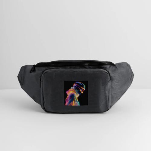 Snowboarding: Neon Gravity Ride - Large Crossbody Hip Bag 