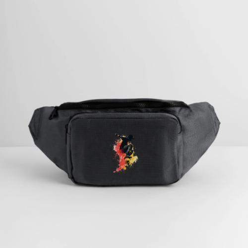 Skateboarding: Splash of Motion - Large Crossbody Hip Bag 