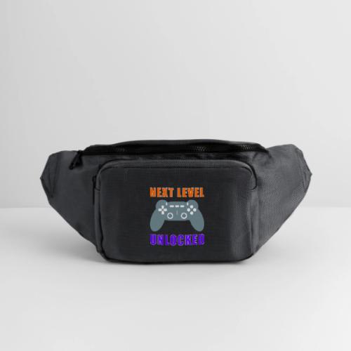Next Level Unlocked Gamer Design - Large Crossbody Hip Bag 