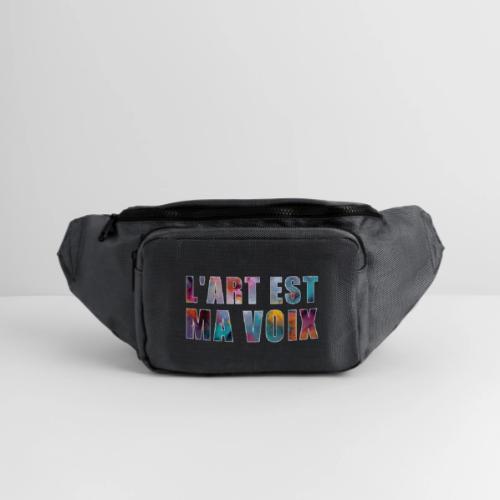 Art is my voice - Large Crossbody Hip Bag 