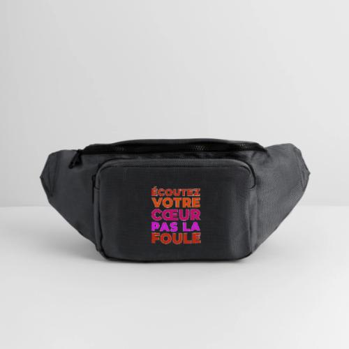 Heart first - Large Crossbody Hip Bag 