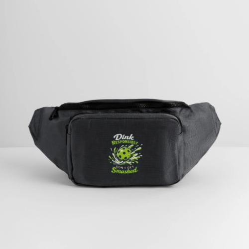 Dink Responsibly Don’t Get Smashed Pickleball Art - Large Crossbody Hip Bag 