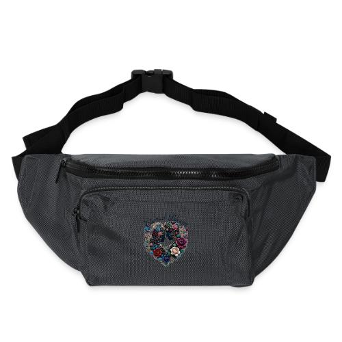 Eternal Bloom Embrace T-Shirt - Large Crossbody Hip Bag 