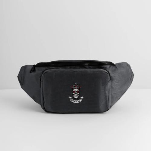 Born to Rule Skull King - Large Crossbody Hip Bag 