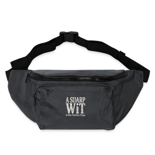 A Sharp Wit & Other Pointless Things - Knife Pun - Large Crossbody Hip Bag 