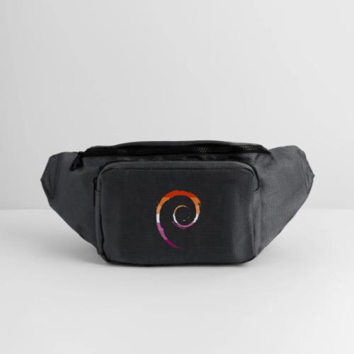 Lesbian Swirl Logo - Large Crossbody Hip Bag 
