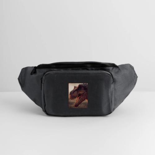 T Rex Roaring Close-Up Design - Large Crossbody Hip Bag 