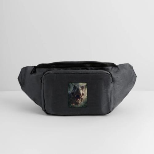 T Rex Jungle Roar Design - Large Crossbody Hip Bag 