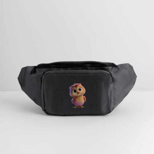 Adorable Baby Owl with Big Eyes - Large Crossbody Hip Bag 