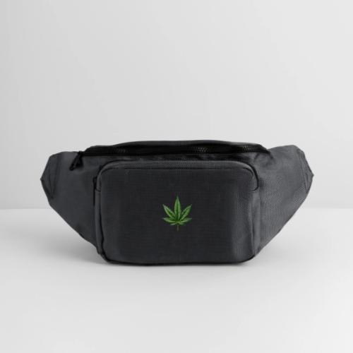 Cannabis Leaf - Large Crossbody Hip Bag 