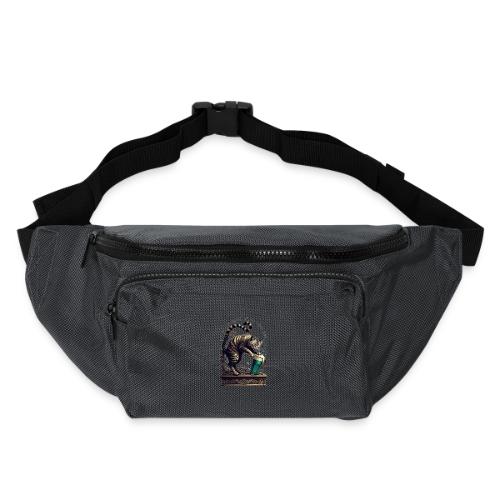 Lucky Last Call Cat Graphic Tee - Large Crossbody Hip Bag 