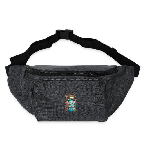 Mom Mode Survival Expert Tee - Large Crossbody Hip Bag 