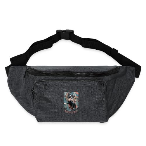 Raven Tantrum Mediator T Shirt - Large Crossbody Hip Bag 