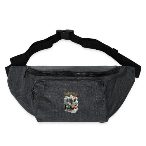 Nap Time Ninja T Shirt - Large Crossbody Hip Bag 