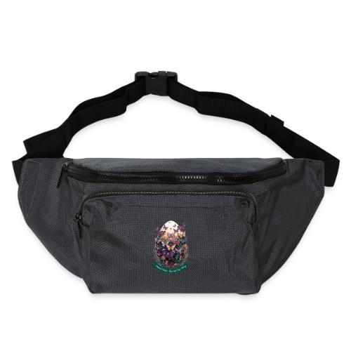 Easter Dawn's Flutter Butterfly T Shirt, Gift - Large Crossbody Hip Bag 