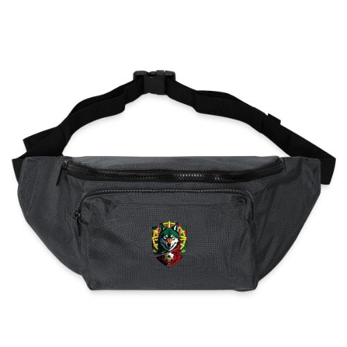 Portugal Iberian Wolf Soccer T Shirt,Football Gift - Large Crossbody Hip Bag 