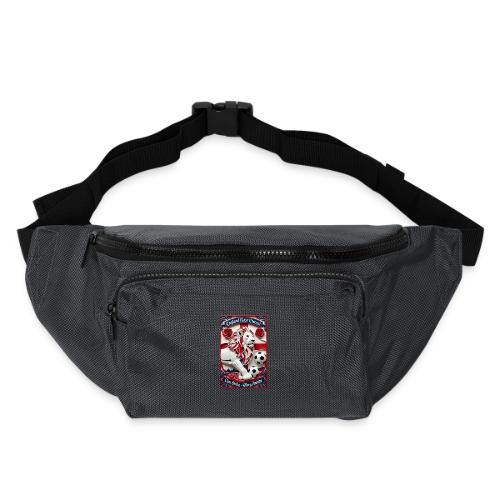 England Lion Soccer T Shirt, Football Pride Gift - Large Crossbody Hip Bag 