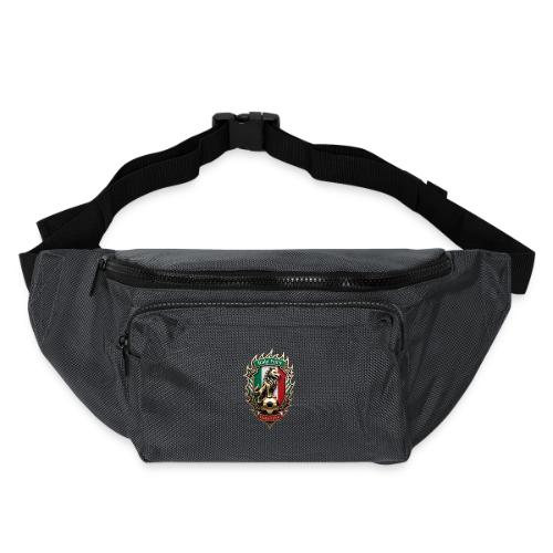 Italy Wolf Fury T-Shirt, Italian Flag Pride Gift - Large Crossbody Hip Bag 