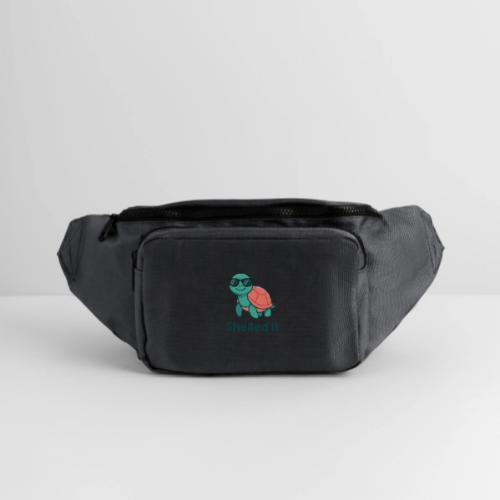 Funny Turtle Sunglasses Shelled It Cute Gift - Large Crossbody Hip Bag 