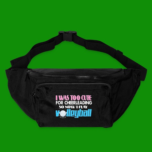 Too Cute For Cheerleading Volleyball - Large Crossbody Hip Bag 