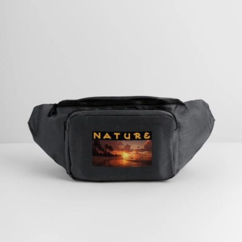 Nature: Sunset Serenity - Large Crossbody Hip Bag 