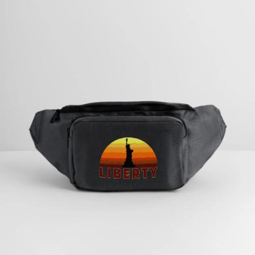 USA: Sunset Liberty Bold - Large Crossbody Hip Bag 