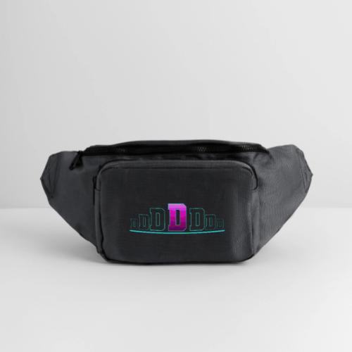 Letter D – Capital Varsity Alphabet Monogram - Large Crossbody Hip Bag 