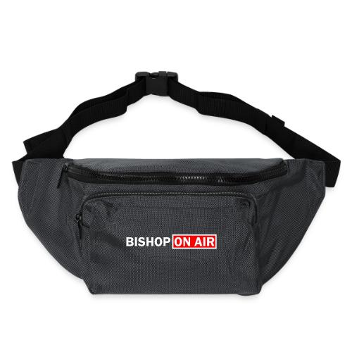 BISHOP ON AIR LOGO WHITE - Large Crossbody Hip Bag 