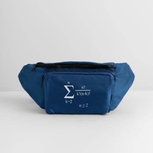 Poly Formula (white) - Large Crossbody Hip Bag 