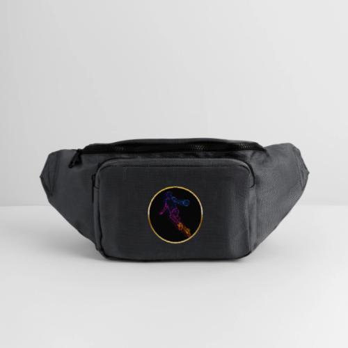 Basketball: Neon Jump Shot - Large Crossbody Hip Bag 