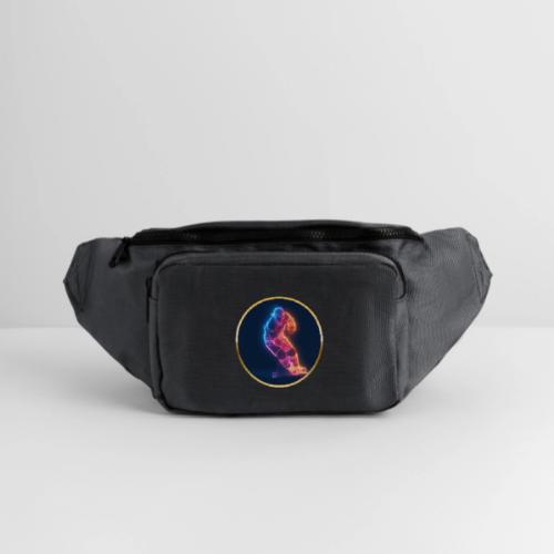 Hockey: Neon Hockey Sketch - Large Crossbody Hip Bag 