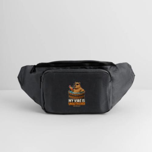 Unbothered Beaver in Wooden Tub - Large Crossbody Hip Bag 