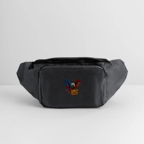 Veterans Press Bald Eagle - Large Crossbody Hip Bag 