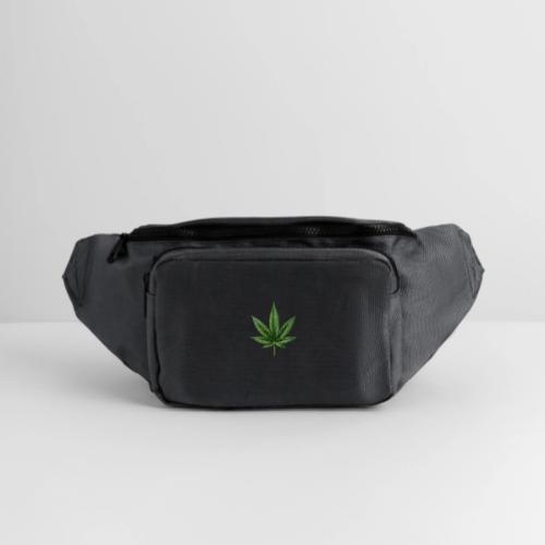 Cannabis Leaf - Large Crossbody Hip Bag 