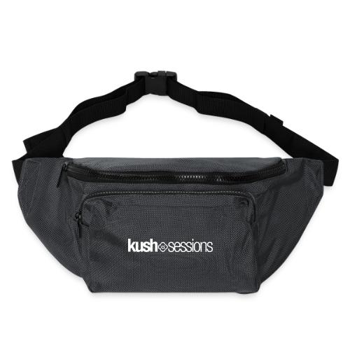 KushSessions (white logo) - Large Crossbody Hip Bag 