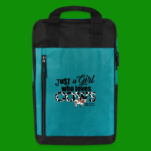 Just a Girl Who Loves Cows - Laptop Backpack