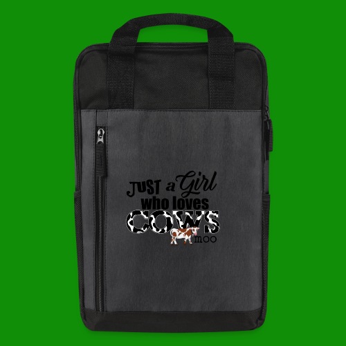 Just a Girl Who Loves Cows - Laptop Backpack