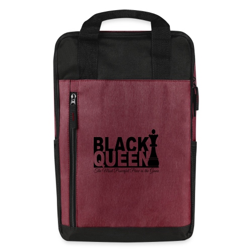 Black Queen Most Powerful Piece in the Game Tees - Laptop Backpack