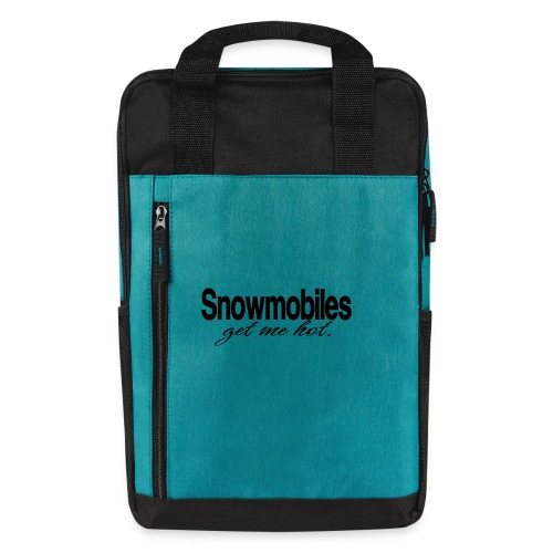 Snowmobiles Get Me Hot - Laptop Backpack