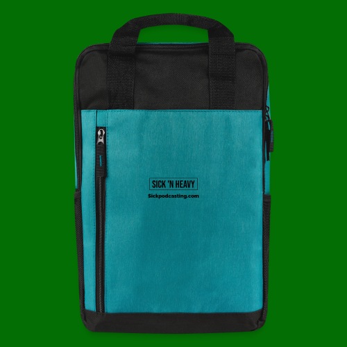 Sick N Heavy logos black - Laptop Backpack