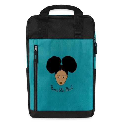 Black Girl Magic Afro Puffs - Laptop Backpack