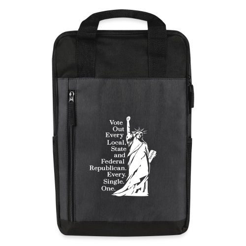 Vote Out Republicans Statue of Liberty - Laptop Backpack