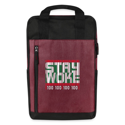 Stay Woke Bar Code - Laptop Backpack